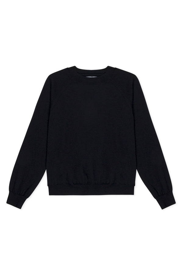 Sprwmn Cashmere Raglan Sweater BLACK