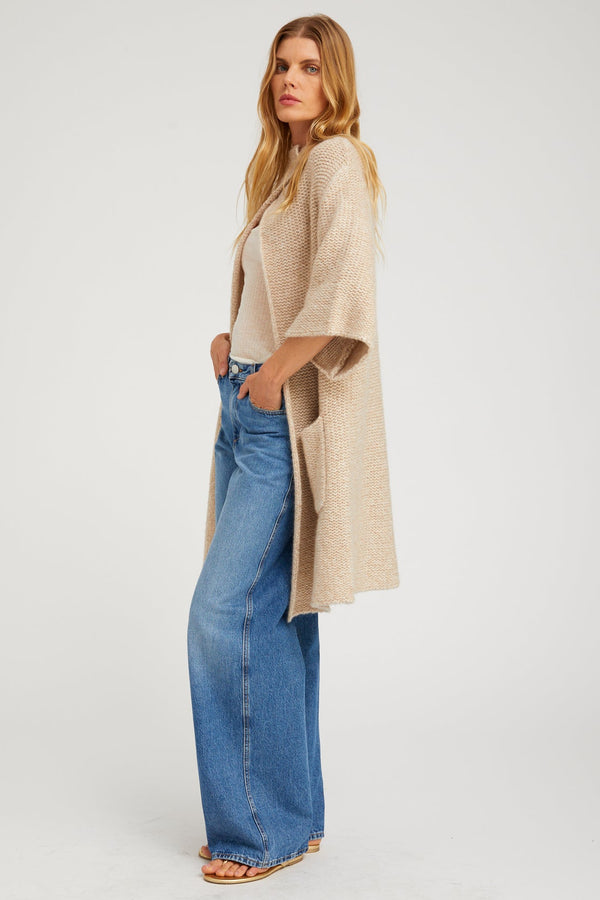 Sprwmn Cashmere Silk Luna Cardigan BEIGE