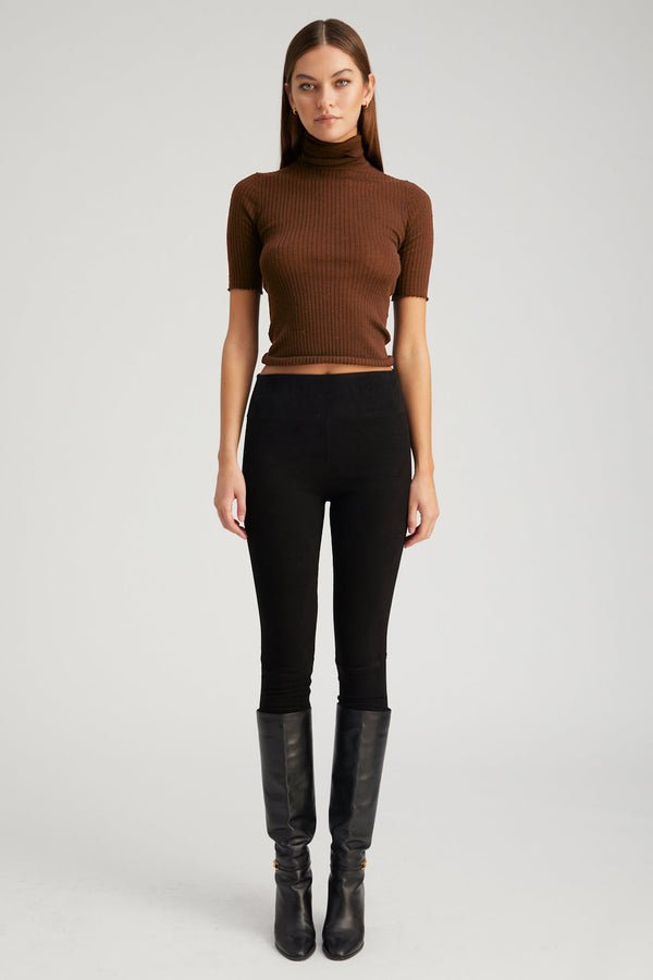 sprwmn Cashmere Turtleneck Chocolate