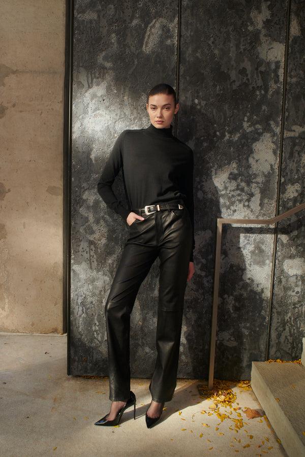 Sprwmn Cashmere Turtleneck Sweater Black