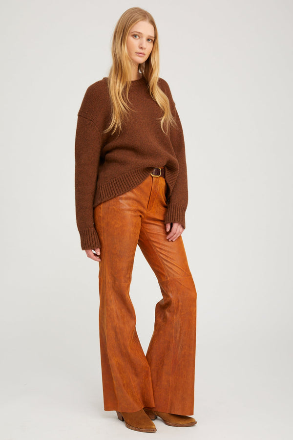 Sprwmn Cedar Leather Patch Flare CEDAR