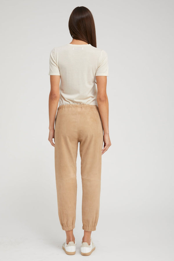 Sprwmn Chalk Ultra Fine Cashmere Tee Chalk