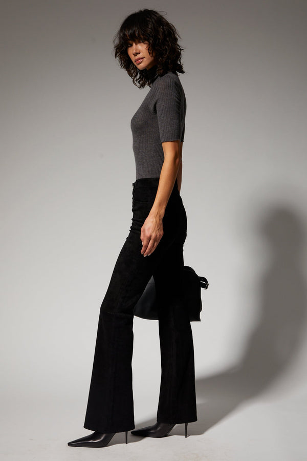 Sprwmn Charcoal Cashmere Turtleneck Charcoal