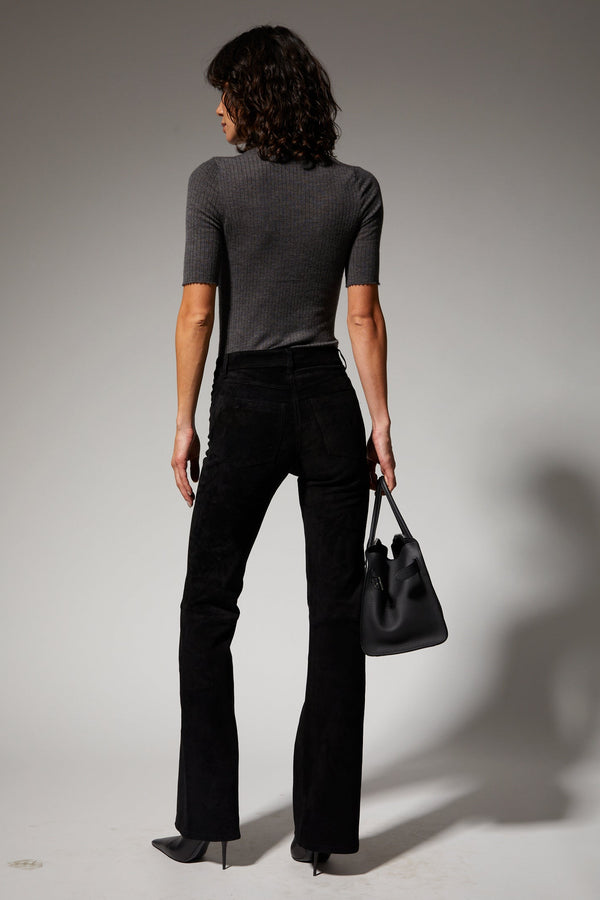 Sprwmn Charcoal Cashmere Turtleneck Charcoal