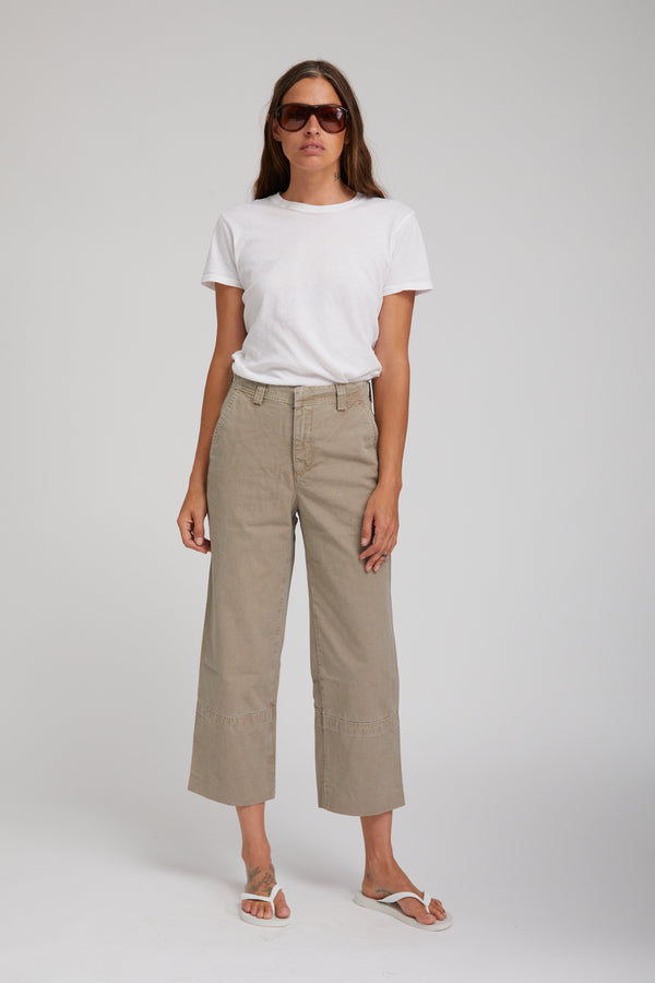 Sprwmn Classic Cotton Pants Khaki