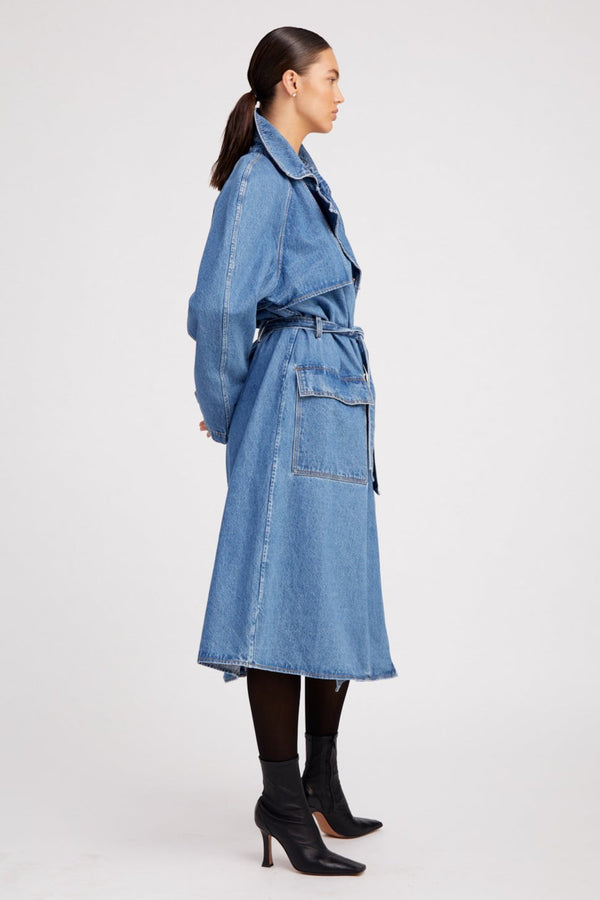 Sprwmn Coco Denim Trench Coco