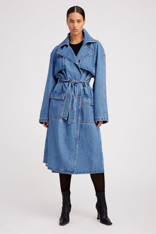 sprwmn Coco Denim Trench Coco
