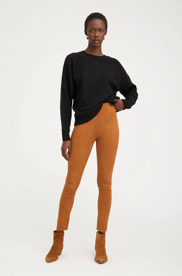 Sprwmn Cognac Suede Ankle Cognac