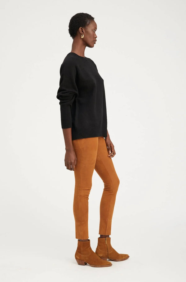 Sprwmn Cognac Suede Ankle Cognac