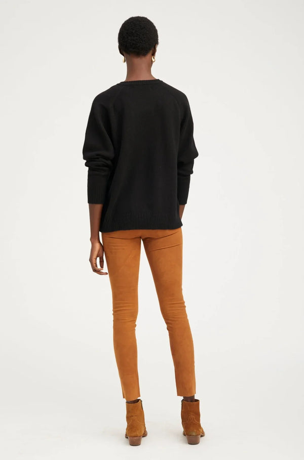 Sprwmn Cognac Suede Ankle Cognac