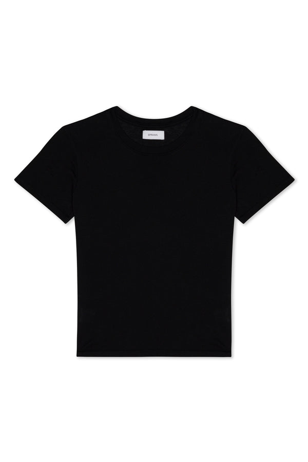 Sprwmn Cotton Baby Tee Black