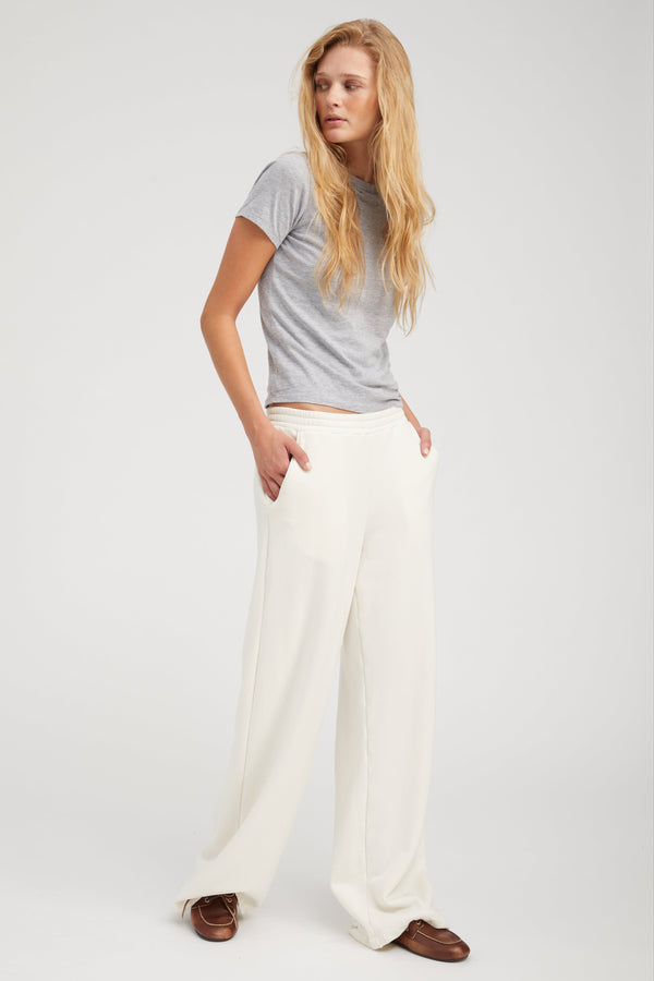 Sprwmn Cotton Baby Tee Heather Grey