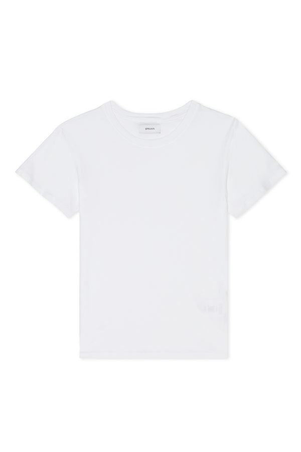 Sprwmn Cotton Baby Tee White