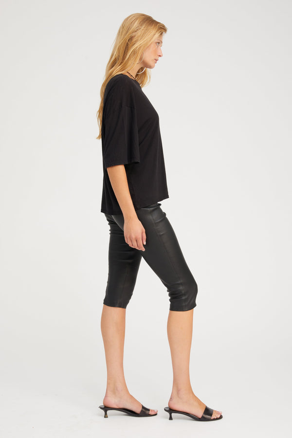 Sprwmn Cotton Boxy Tee Black