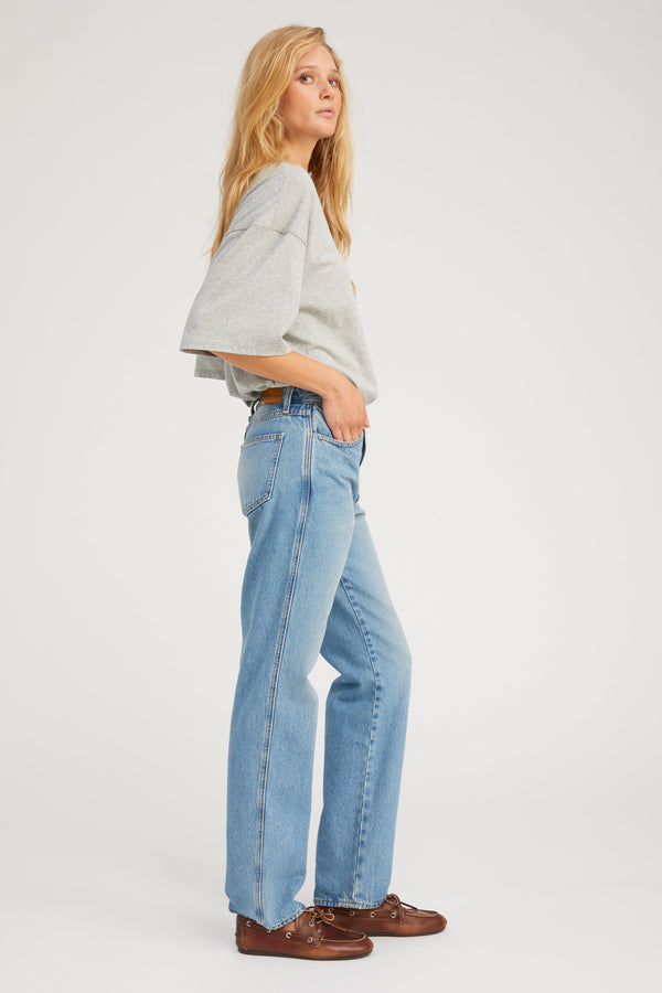 Sprwmn Cotton Boxy Tee Heather Grey