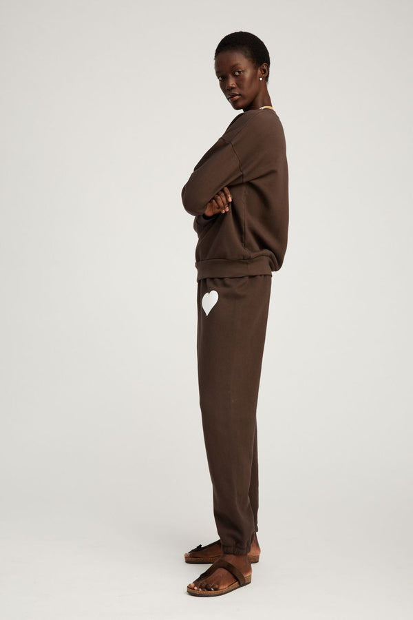 Sprwmn Cotton Logo Sweatshirt Americano