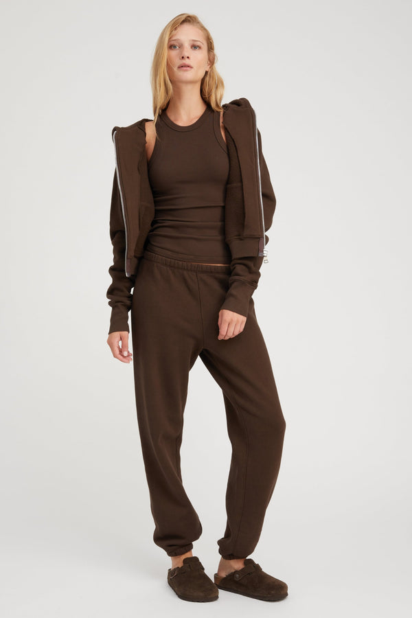 Sprwmn Cotton Mini Logo Sweatpants Americano