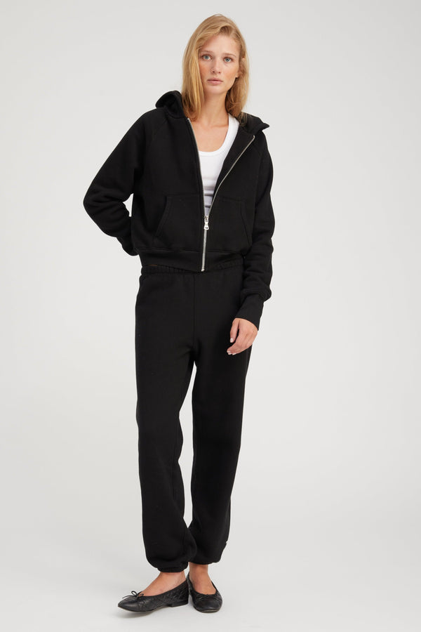 sprwmn Cotton Mini Logo Sweatpants Black