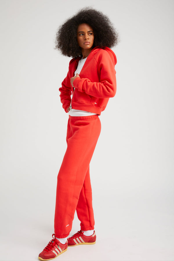 Sprwmn Cotton Mini Logo Sweatpants RED