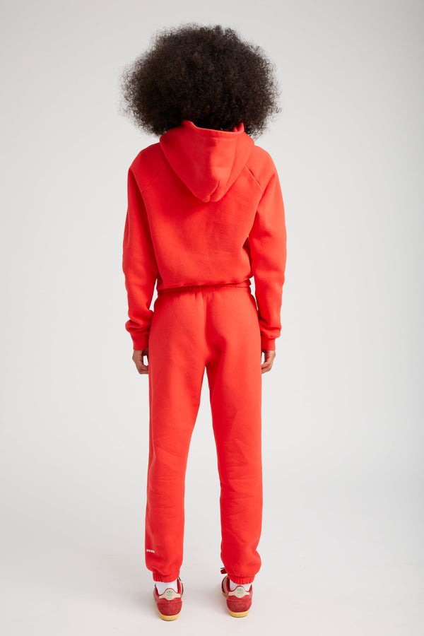 Sprwmn Cotton Mini Logo Sweatpants RED