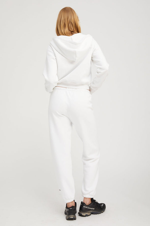 Sprwmn Cotton Mini Logo Sweatpants WHITE
