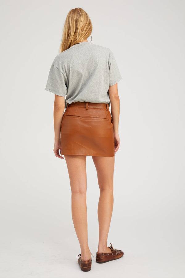 Sprwmn Cotton V-Neck Tee Heather Grey