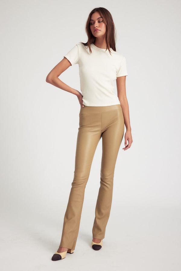 Sprwmn Creme Rib Baby Tee Creme