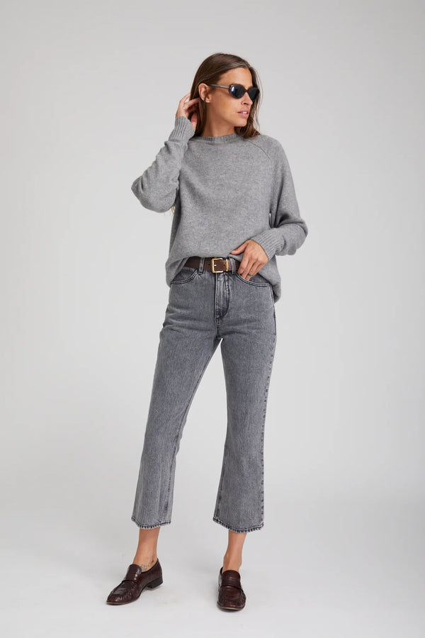 Sprwmn Crop Flare Denim