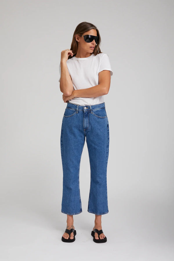 Sprwmn Crop Flare Denim
