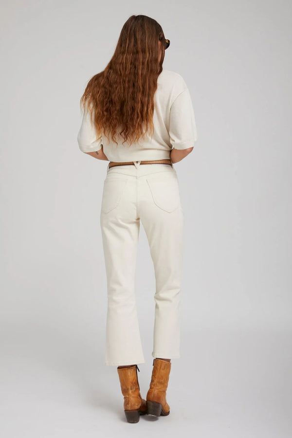 Sprwmn Crop Flare Denim