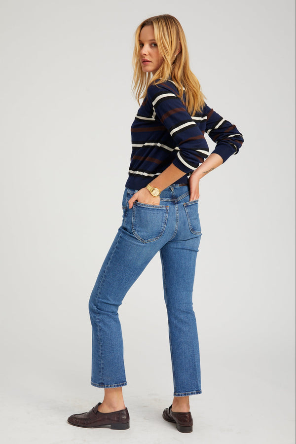 Sprwmn Crop Flare Denim Charlotte