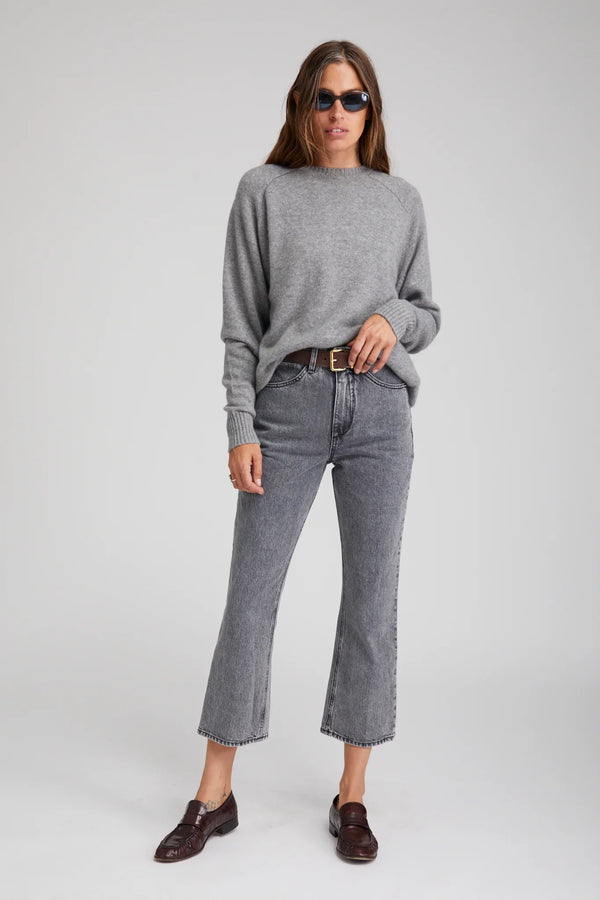 sprwmn Crop Flare Denim