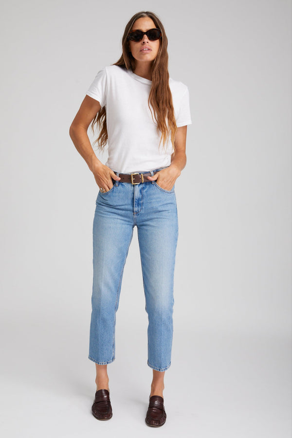 Sprwmn Crop Straight Leg Denim Paradis