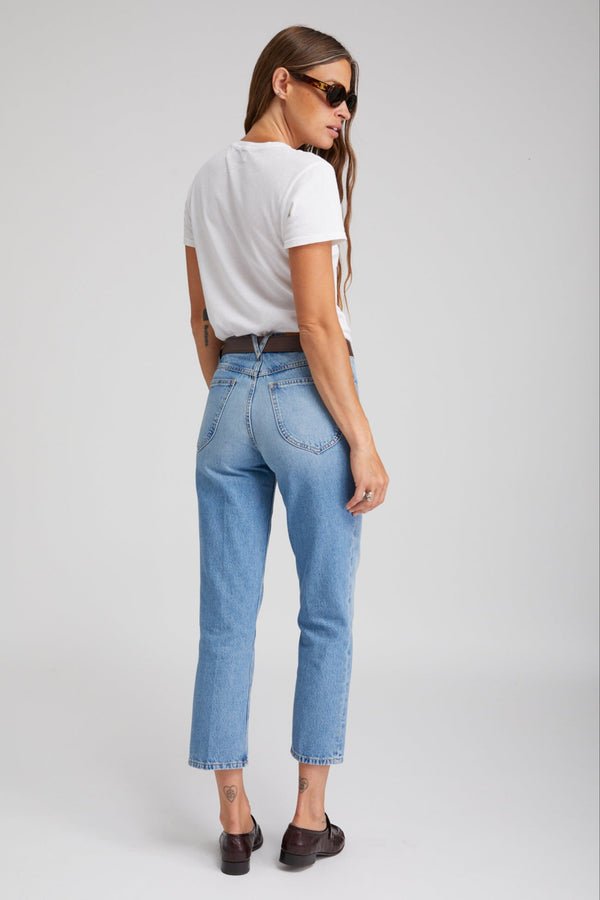 Sprwmn Crop Straight Leg Denim Paradis