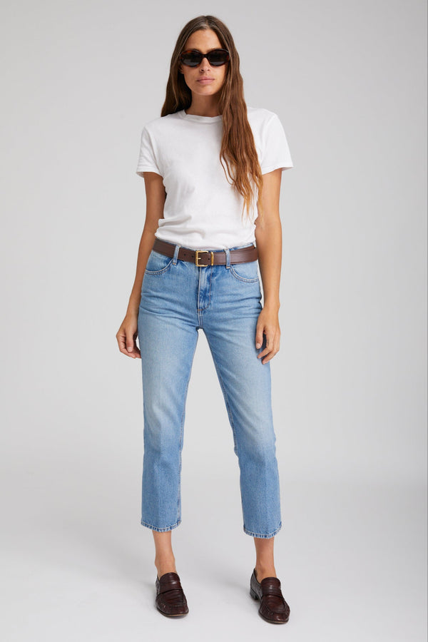 Sprwmn Crop Straight Leg Denim Paradis