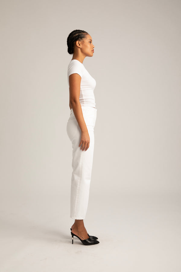 Sprwmn Crop Straight Leg Denim Sophia