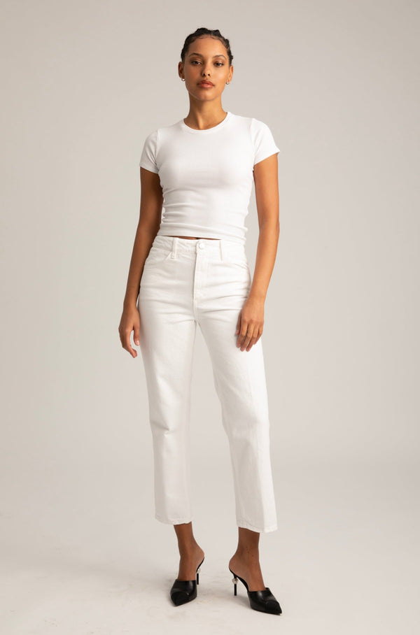 sprwmn Crop Straight Leg Denim Sophia