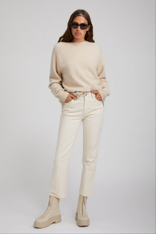 sprwmn Crop Straight Leg Denim Yoko