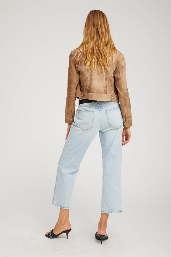 Sprwmn Cropped Slim Boyfriend Denim FARAH