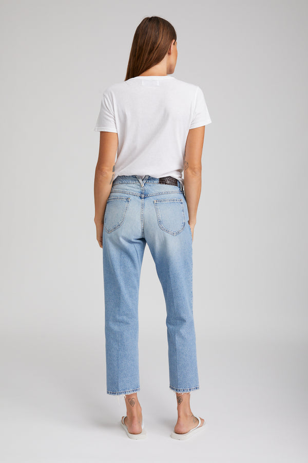 Sprwmn Cropped Straight Leg Denim