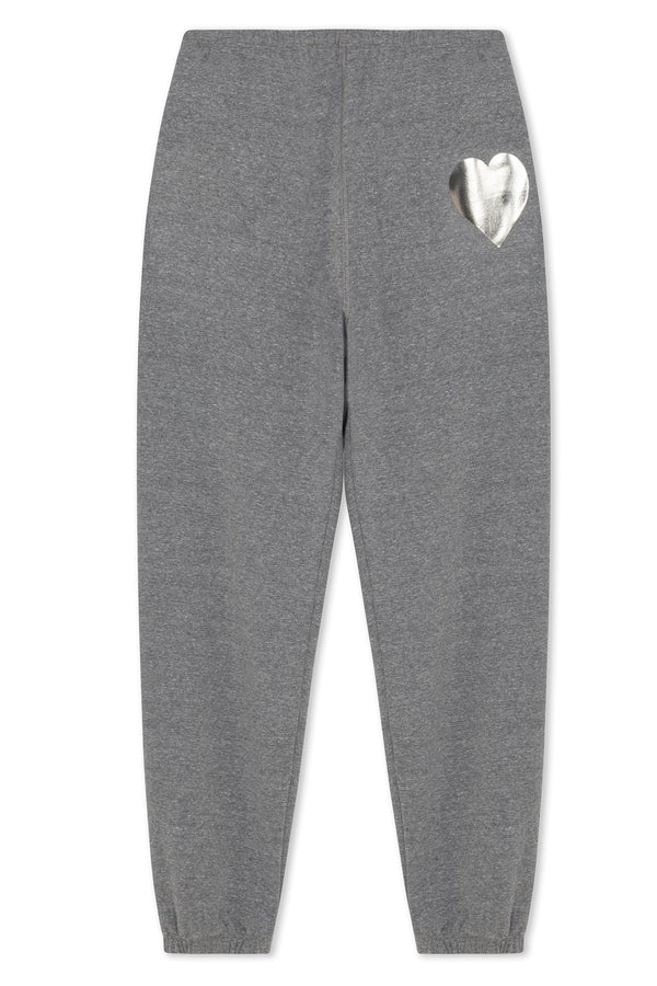 Sprwmn Dark Grey Heart Sweatpants Dark Grey