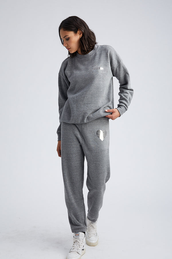 Sprwmn Dark Grey Logo Sweatshirt Dark Grey