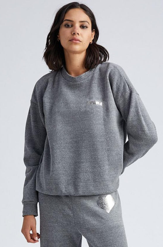 sprwmn Dark Grey Logo Sweatshirt Dark Grey
