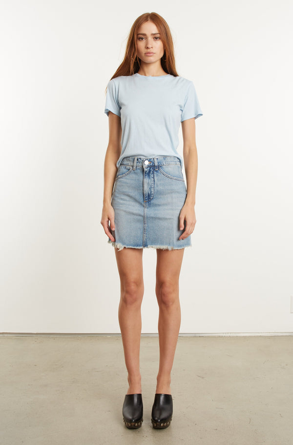 sprwmn Denim 5 Pocket Skirt Victoria