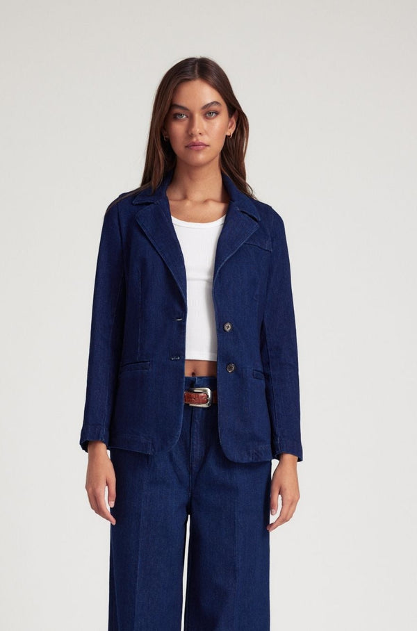 sprwmn Denim Blazer Rinse
