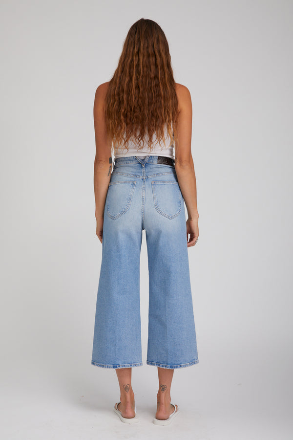 Sprwmn Denim Culotte Pants