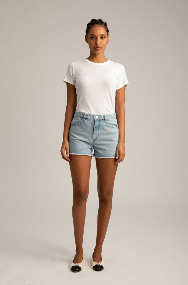 Sprwmn Denim Cut Off Short Bianca