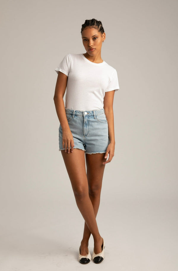 Sprwmn Denim Cut Off Short Bianca