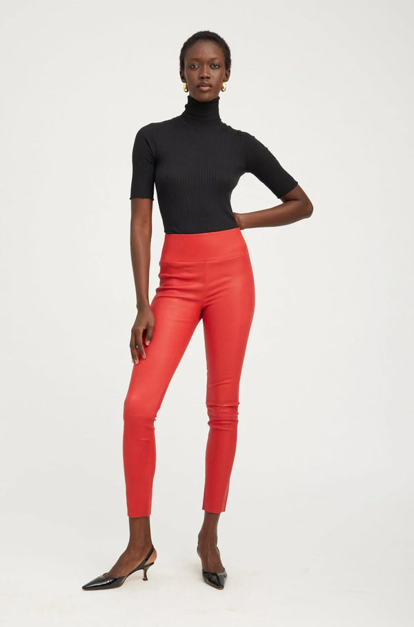 Sprwmn Erin Leather Ankle Red