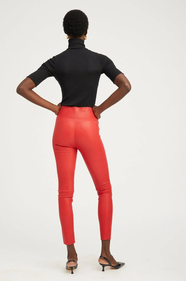 Sprwmn Erin Leather Ankle Red